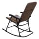 ALSANIDI, Rocking chair for travel and camping, Trips Chair, Coffee Brown, Size 68*89*103 Cm