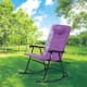ALSANIDI, Rocking chair for travel and camping, Trips Chair, Lilac, Size 68*89*103 Cm
