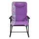 ALSANIDI, Rocking chair for travel and camping, Trips Chair, Lilac, Size 68*89*103 Cm