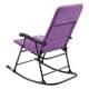 ALSANIDI, Rocking chair for travel and camping, Trips Chair, Lilac, Size 68*89*103 Cm
