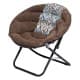 ALSANIDI, Foldable Camping Chair, Trips Chair, Coffee Brown, Size 83 Cm
