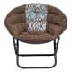 ALSANIDI, Foldable Camping Chair, Trips Chair, Coffee Brown, Size 83 Cm