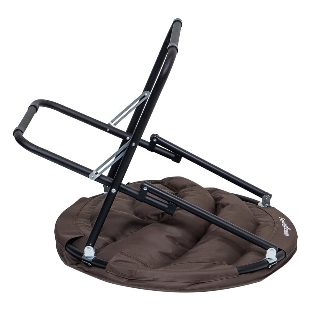 ALSANIDI, Foldable Camping Chair, Trips Chair, Coffee Brown, Size 83 Cm