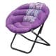 ALSANIDI, Foldable Camping Chair, Trips Chair, Lilac, Size 83 Cm