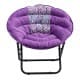 ALSANIDI, Foldable Camping Chair, Trips Chair, Lilac, Size 83 Cm