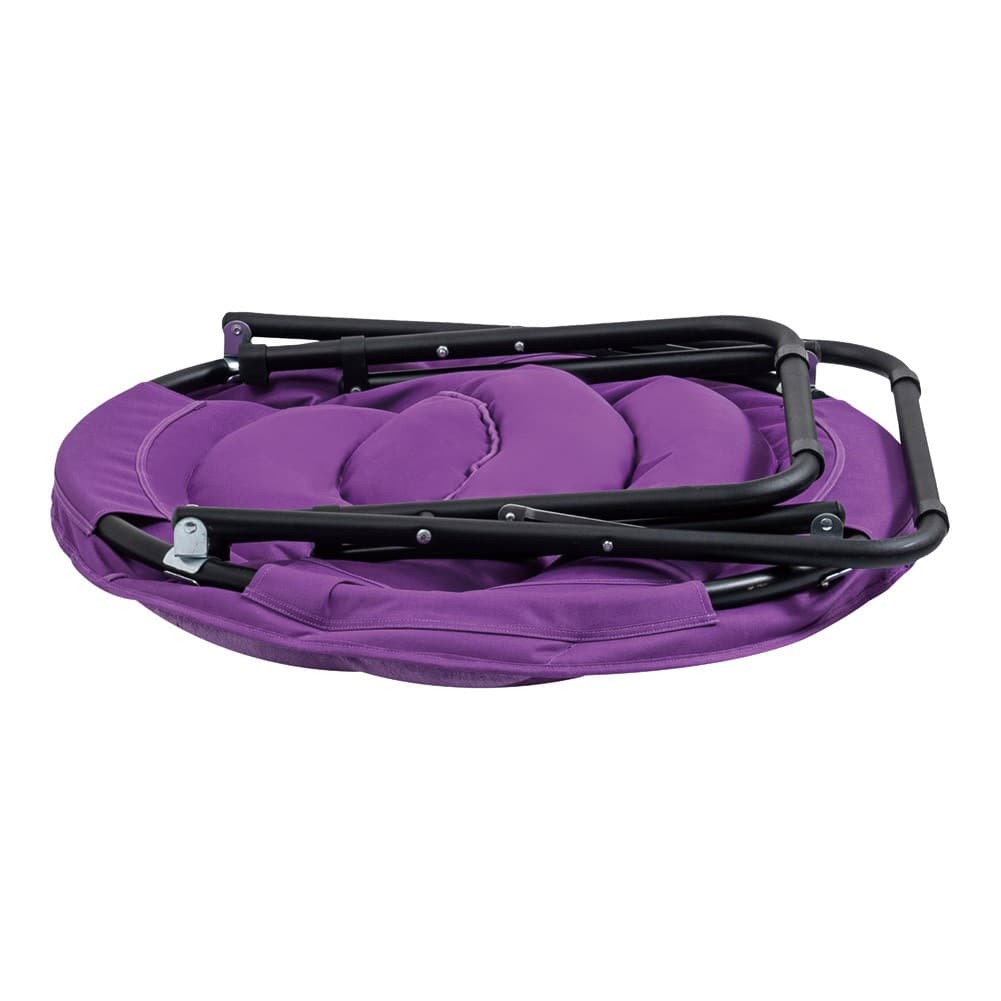 ALSANIDI, Foldable Camping Chair, Trips Chair, Lilac, Size 83 Cm