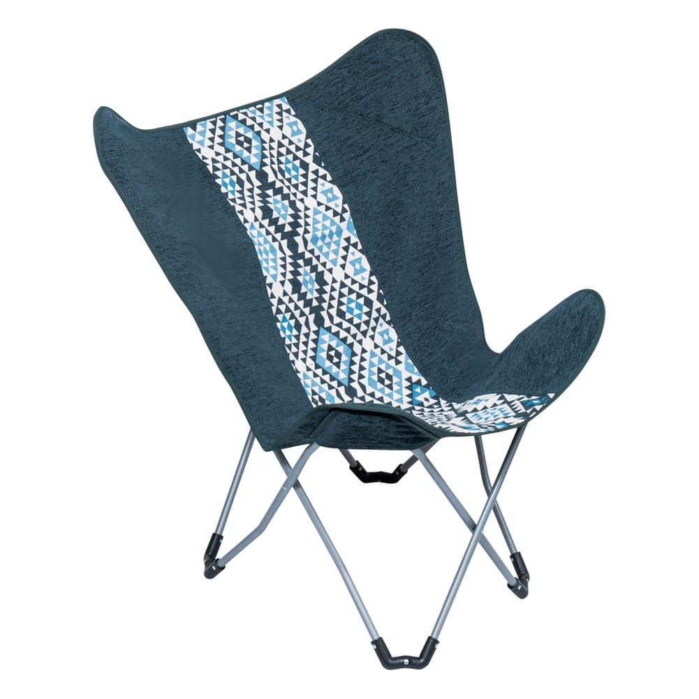 ALSANIDI, Foldable Camping Chair, Trips Chair, Cadet Blue, Size 82*74*84 Cm