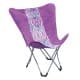 ALSANIDI, Foldable Camping Chair, Trips Chair, Lilac, Size 82*74*84 Cm