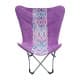 ALSANIDI, Foldable Camping Chair, Trips Chair, Lilac, Size 82*74*84 Cm