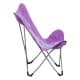 ALSANIDI, Foldable Camping Chair, Trips Chair, Lilac, Size 82*74*84 Cm