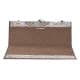 ALSANIDI, Alwanasa Gathering Seat with brackrest Support, Trips Chair, Coffee Brown, Size125*58*45 Cm