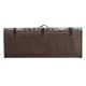 ALSANIDI, Alwanasa Gathering Seat with brackrest Support, Trips Chair, Coffee Brown, Size125*58*45 Cm