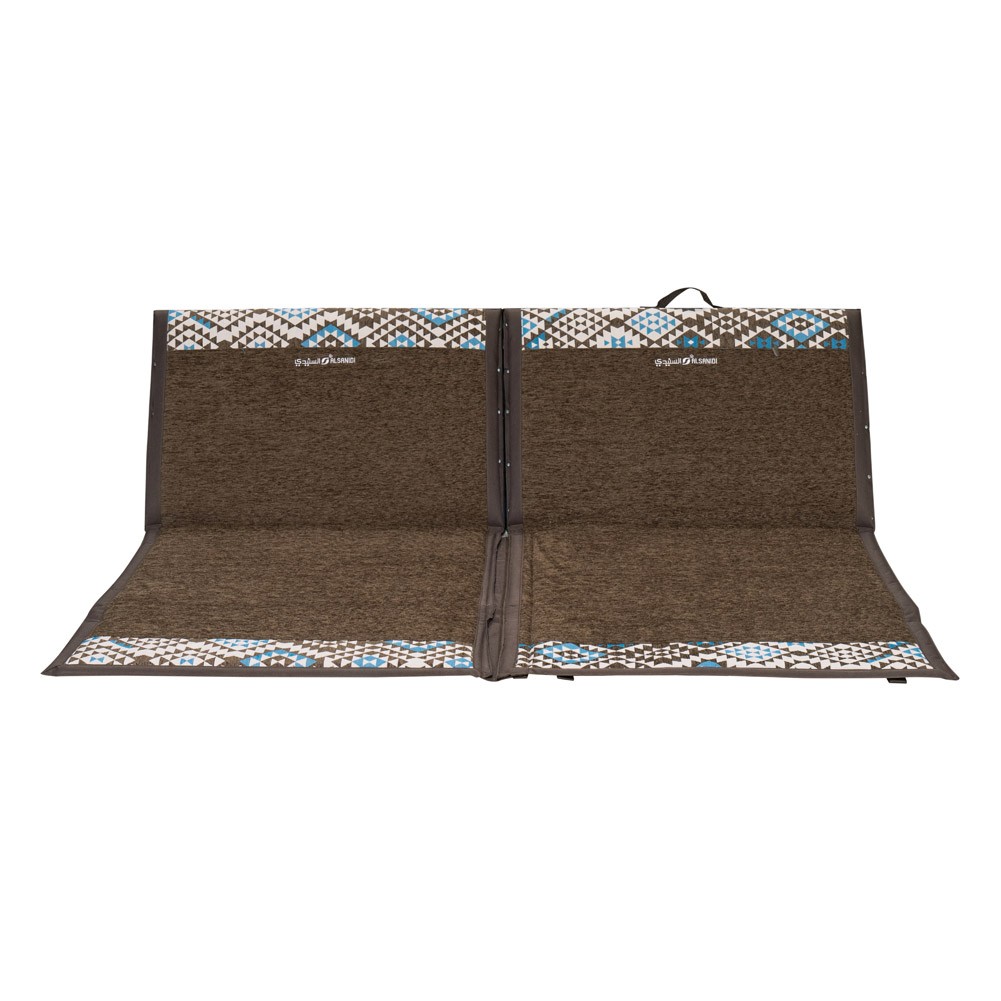 ALSANIDI, AlFola seating with brackrest support, Trips Chair, Coffee Brown, Size 180*74*45 Cm