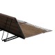 ALSANIDI, AlFola seating with brackrest support, Trips Chair, Coffee Brown, Size 180*74*45 Cm