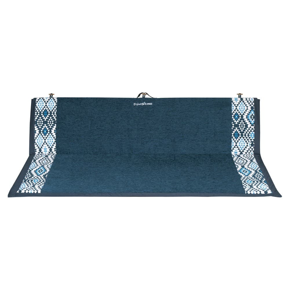 ALSANIDI, Alwanasa Gathering Seat with brackrest Support, Trips Chair, Cadet Blue, Size185*56*45 Cm