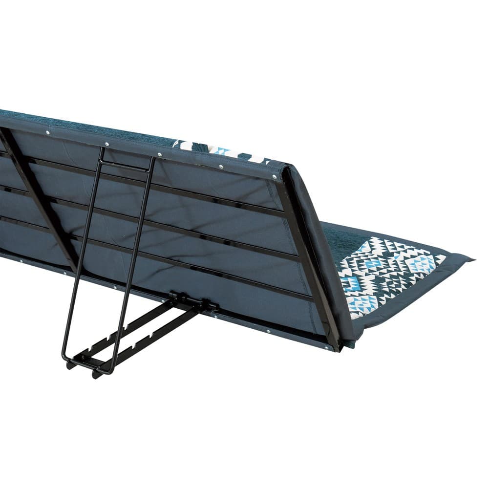 ALSANIDI, Alwanasa Gathering Seat with brackrest Support, Trips Chair, Cadet Blue, Size185*56*45 Cm