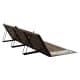 ALSANIDI, Alwanasa Gathering Seat with brackrest Support, Trips Chair, Coffee Brown, Size185*56*45 Cm