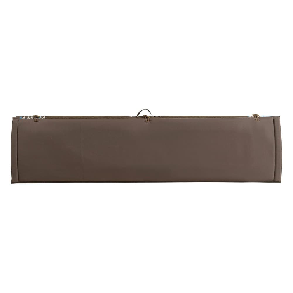 ALSANIDI, Alwanasa Gathering Seat with brackrest Support, Trips Chair, Coffee Brown, Size185*56*45 Cm