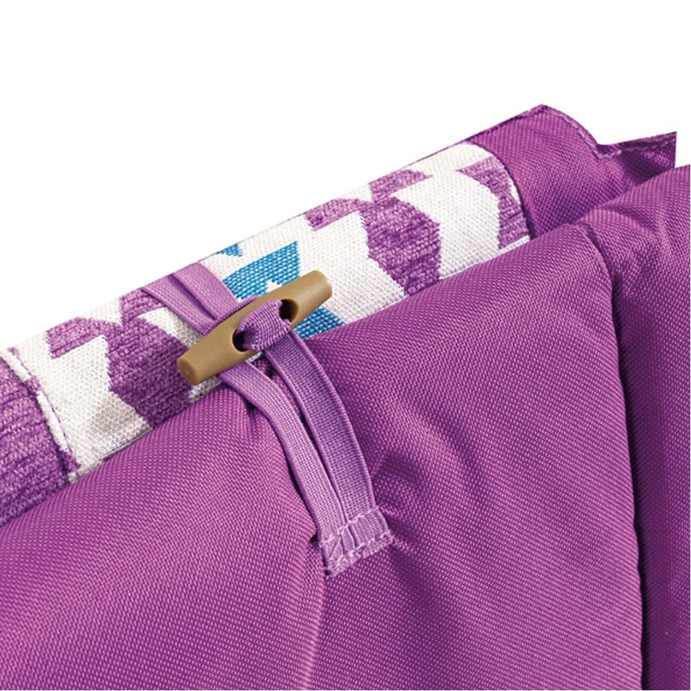 ALSANIDI, Alwanasa Gathering Seat with brackrest Support, Trips Chair, Lilac, Size 185*56*45 Cm