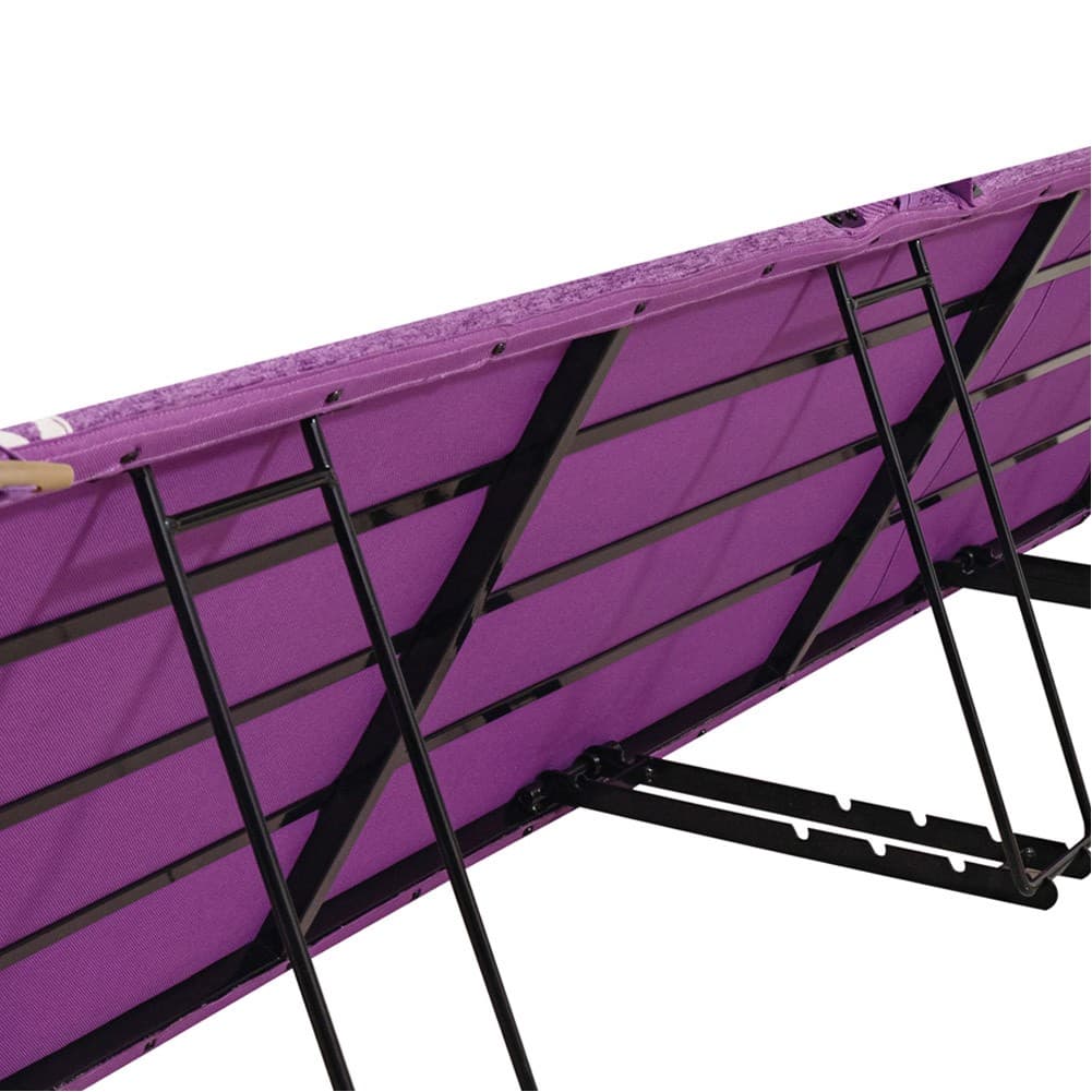 ALSANIDI, Alwanasa Gathering Seat with brackrest Support, Trips Chair, Lilac, Size 185*56*45 Cm