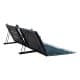 ALSANIDI, Alwanasa Gathering Seat with brackrest Support, Trips Chair, Cadet Blue, Size165*55*45 Cm
