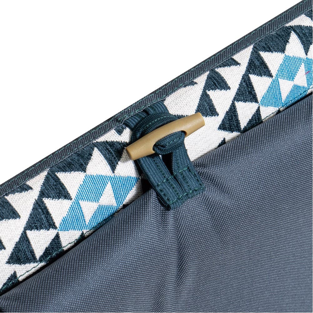 ALSANIDI, Alwanasa Gathering Seat with brackrest Support, Trips Chair, Cadet Blue, Size165*55*45 Cm
