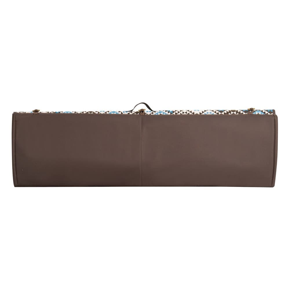 ALSANIDI, Alwanasa Gathering Seat with brackrest Support, Trips Chair, Coffee Brown, Size165*55*45 Cm