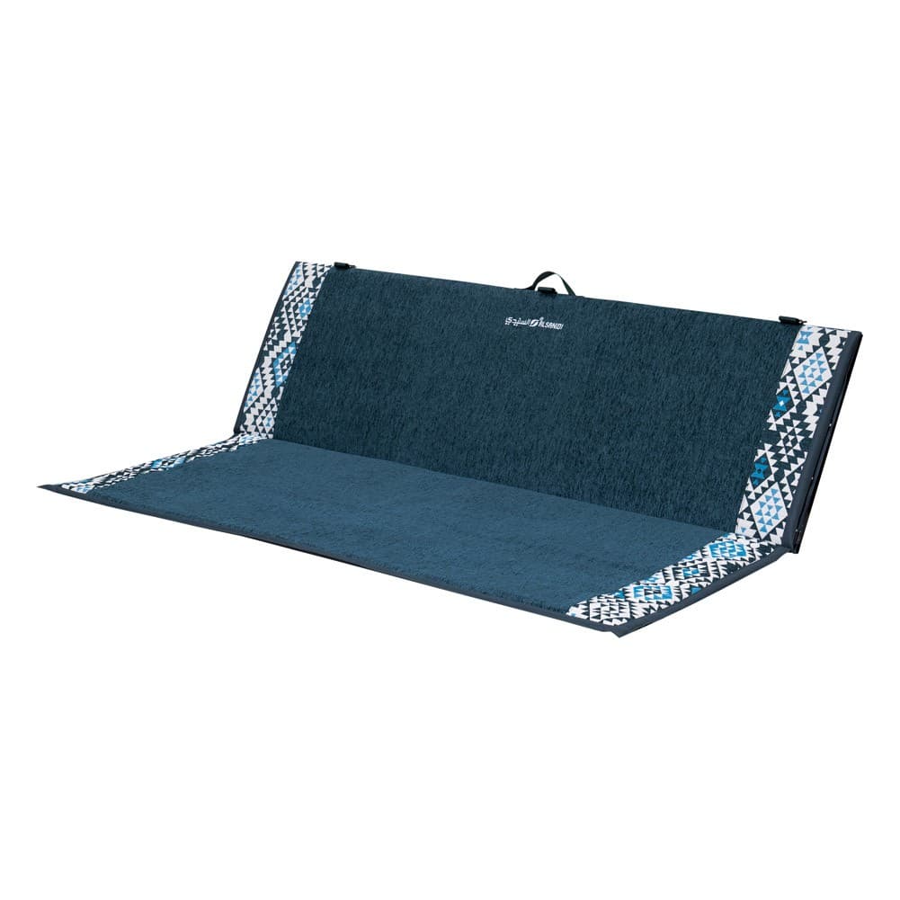 ALSANIDI, Alwanasa Gathering Seat with brackrest Support, Trips Chair, Cadet Blue, Size 150*60*45 Cm