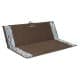 ALSANIDI, Alwanasa Gathering Seat with brackrest Support, Trips Chair, Coffee Brown, Size150*60*45 Cm