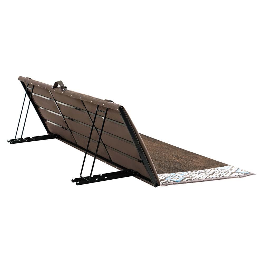 ALSANIDI, Alwanasa Gathering Seat with brackrest Support, Trips Chair, Coffee Brown, Size150*60*45 Cm