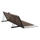 ALSANIDI, Alwanasa Gathering Seat with brackrest Support, Trips Chair, Coffee Brown, Size150*60*45 Cm