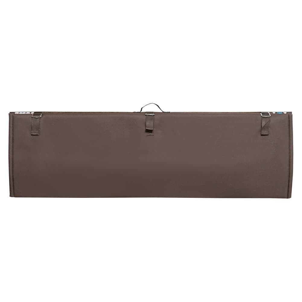 ALSANIDI, Alwanasa Gathering Seat with brackrest Support, Trips Chair, Coffee Brown, Size150*60*45 Cm