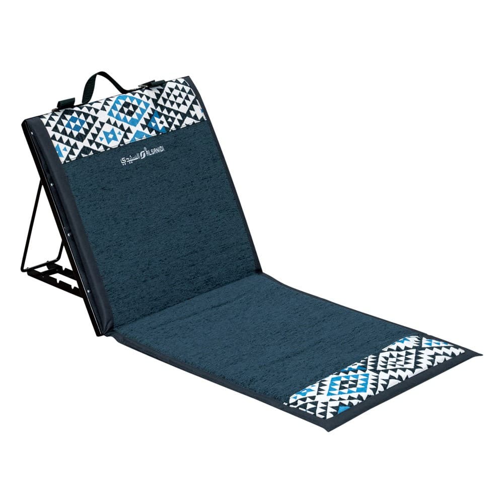 ALSANIDI, Alwanasa Gathering Seat with brackrest Support, Trips Chair, Cadet Blue, Size45*58*50 Cm