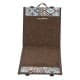 ALSANIDI, Alwanasa Gathering Seat with brackrest Support, Trips Chair, Coffee Brown, Size45*58*50 Cm