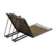 ALSANIDI, Alwanasa Gathering Seat with brackrest Support, Trips Chair, Coffee Brown, Size45*58*50 Cm