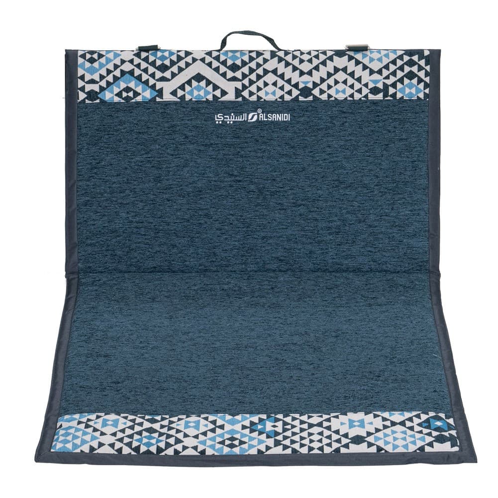 ALSANIDI, Alwanasa Gathering Seat with brackrest Support, Trips Chair, Cadet Blue, Size75*60*45 Cm