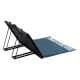 ALSANIDI, Alwanasa Gathering Seat with brackrest Support, Trips Chair, Cadet Blue, Size75*60*45 Cm
