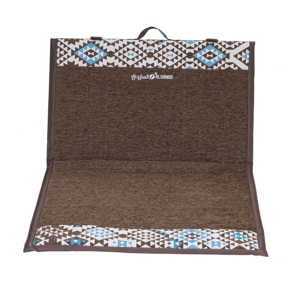 ALSANIDI, Alwanasa Gathering Seat with brackrest Support, Trips Chair, Coffee Brown, Size75*60*45 Cm
