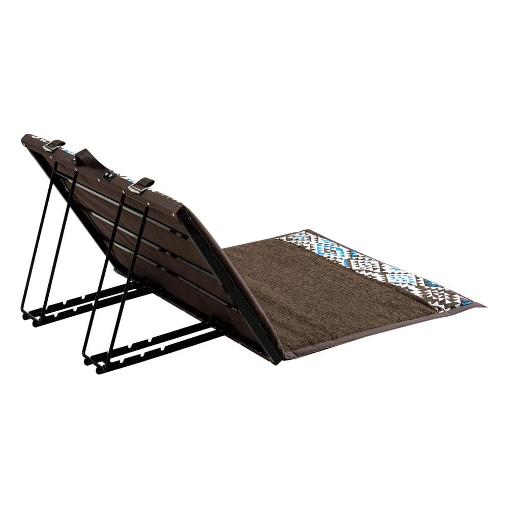 ALSANIDI, Alwanasa Gathering Seat with brackrest Support, Trips Chair, Coffee Brown, Size75*60*45 Cm