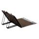 ALSANIDI, Alwanasa Gathering Seat with brackrest Support, Trips Chair, Coffee Brown, Size75*60*45 Cm