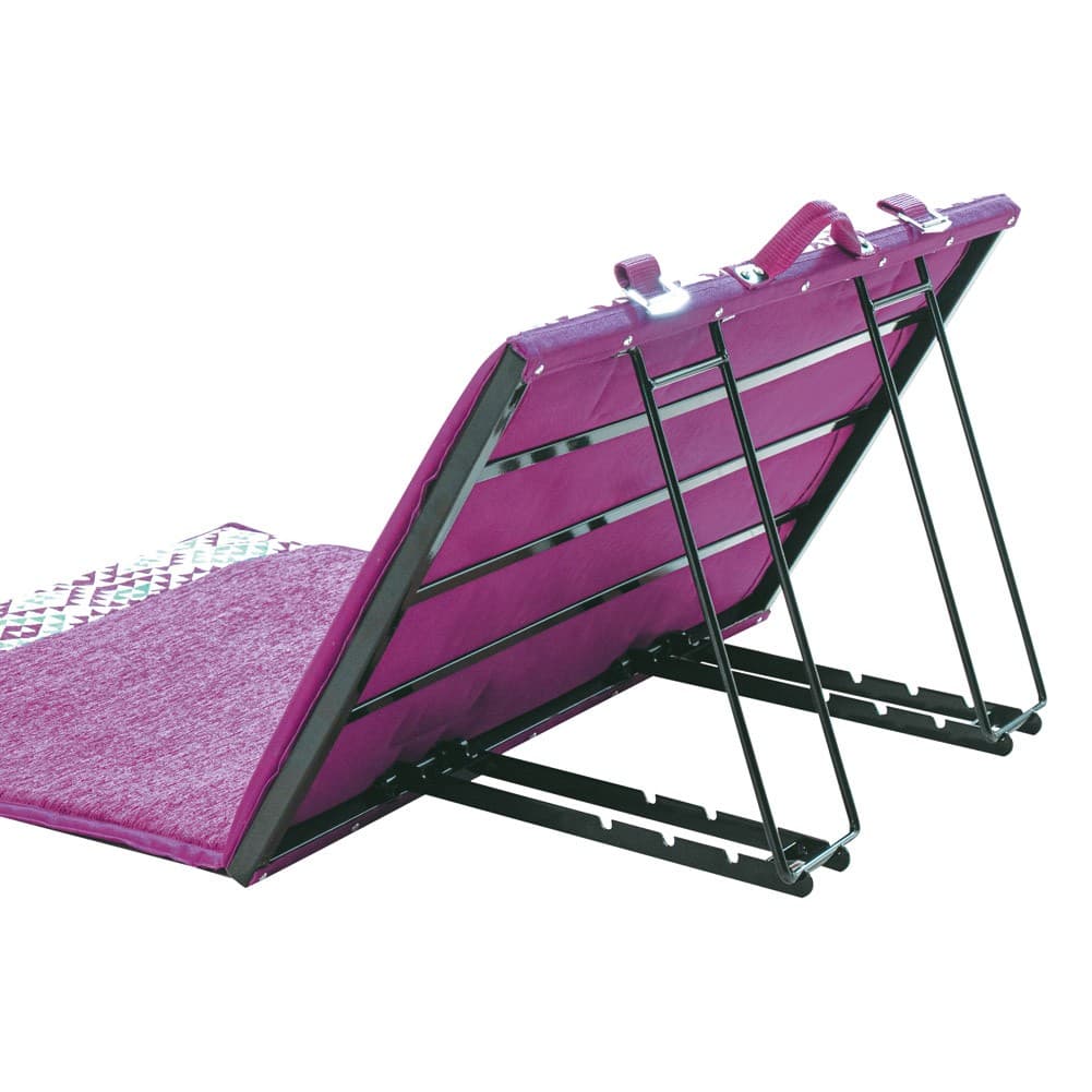 ALSANIDI, Alwanasa Gathering Seat with brackrest Support, Trips Chair, Lilac, Size75*60*45 Cm