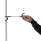 ALSANIDI, Light bulb holder, Silver, Size 26.5 Cm