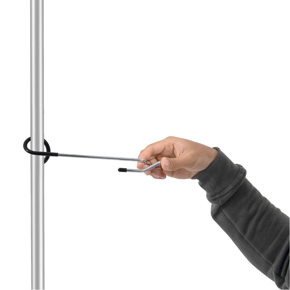ALSANIDI, Light bulb holder, Silver, Size 26 Cm