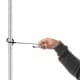 ALSANIDI, Light bulb holder, Silver, Size 26 Cm