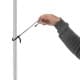 ALSANIDI, Light bulb holder, Silver, Size 26 Cm