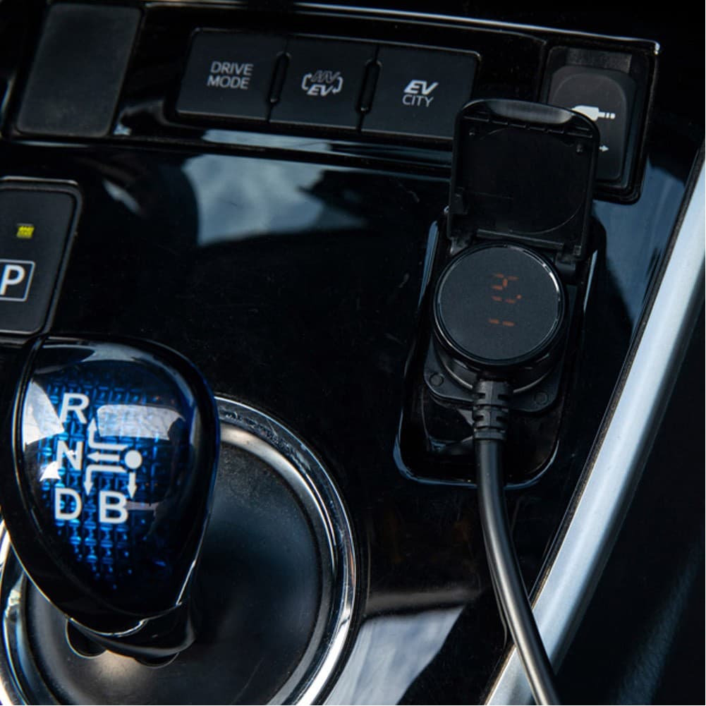 DPT, Car charger, Fast charger, Black, capacity 127 Watt