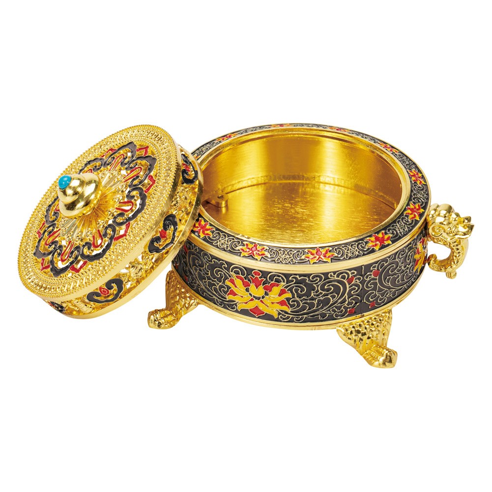 ALSANIDI, Traditional incense burner, Brown, Size 13.5*9.7*7.7 Cm