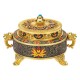 ALSANIDI, Traditional incense burner, Brown, Size 13.5*9.7*7.7 Cm