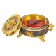 ALSANIDI, Traditional incense burner, Brown, Size 13.5*9.7*7.7 Cm
