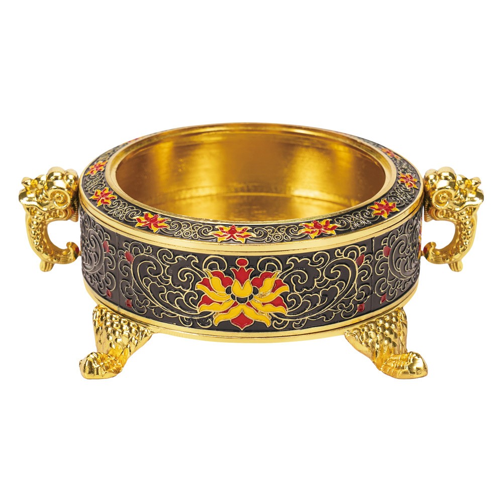 ALSANIDI, Traditional incense burner, Brown, Size 13.5*9.7*7.7 Cm